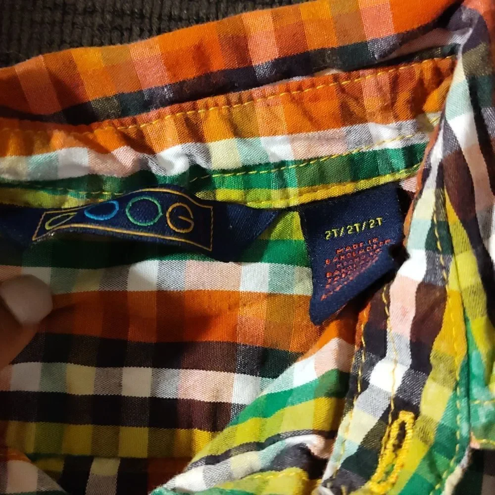 COOGI plaid button